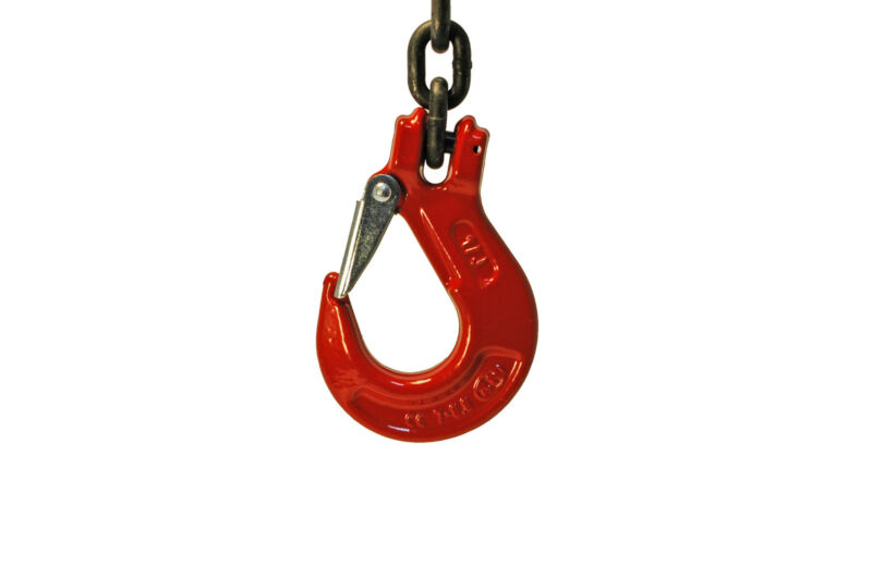 3/8" Sling Hook with Latch Kit - Grade 80 - Lifting Chains Replacement