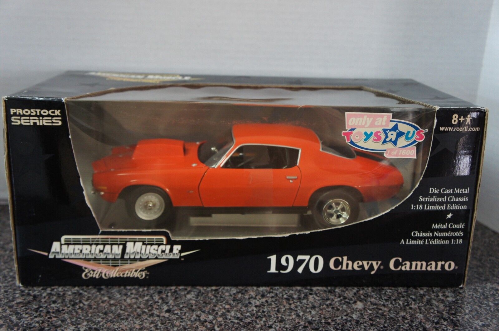 RARE 1:18 Ertl American Muscle Orange 1970 Chevy Camaro Pro RARE 1:18 Ertl American Muscle Orange 1970 Chevy Camaro Pro