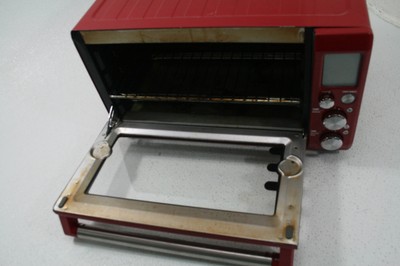 Breville BOV845CRNUSC Smart Oven Pro Countertop Convection Cranberry Red 1800W