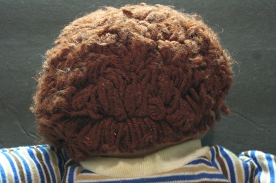 Cabbage Patch Kids Boy Doll Short Brown Hair Jeans - Coleco - 1982 Vintage