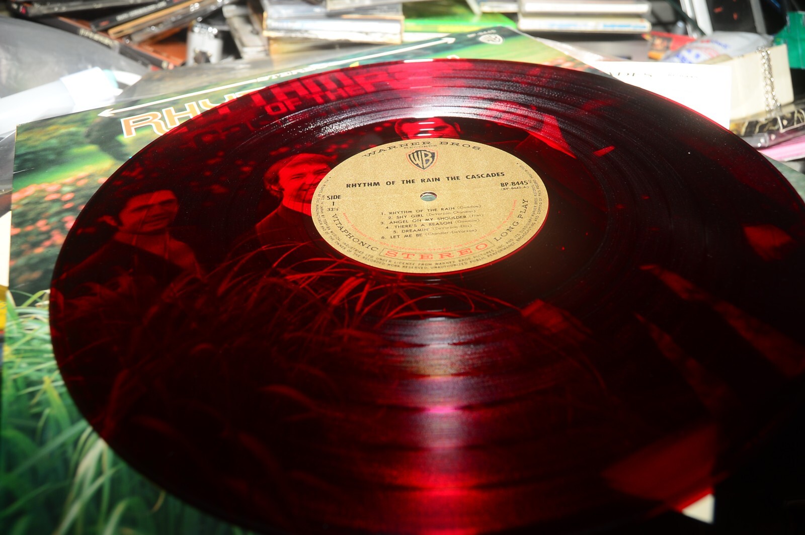 THE CASCADES RHYTHM OF THE RAIN 1968 JAPAN RED DISC 12