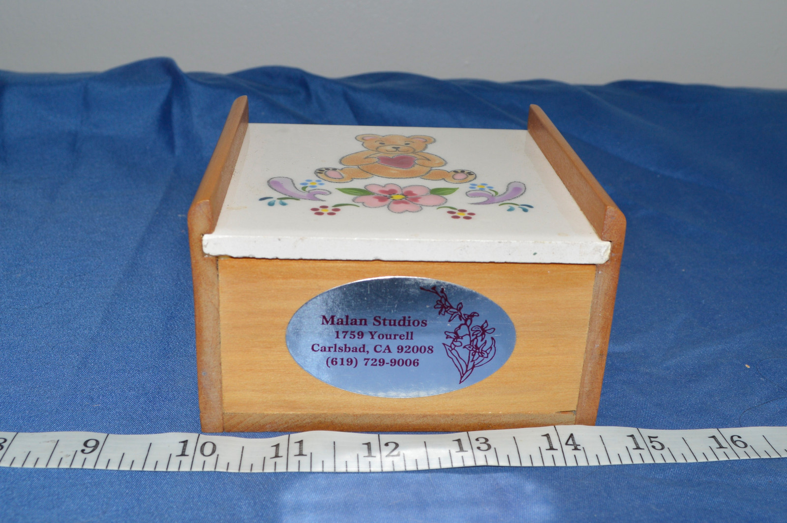 Malan Studios Tiled Front Desktop Pen Holder