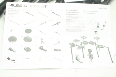 Alesis Nitro Kit Electronic Drum Set With 8in Snare 8in Toms And 10in Cymbals