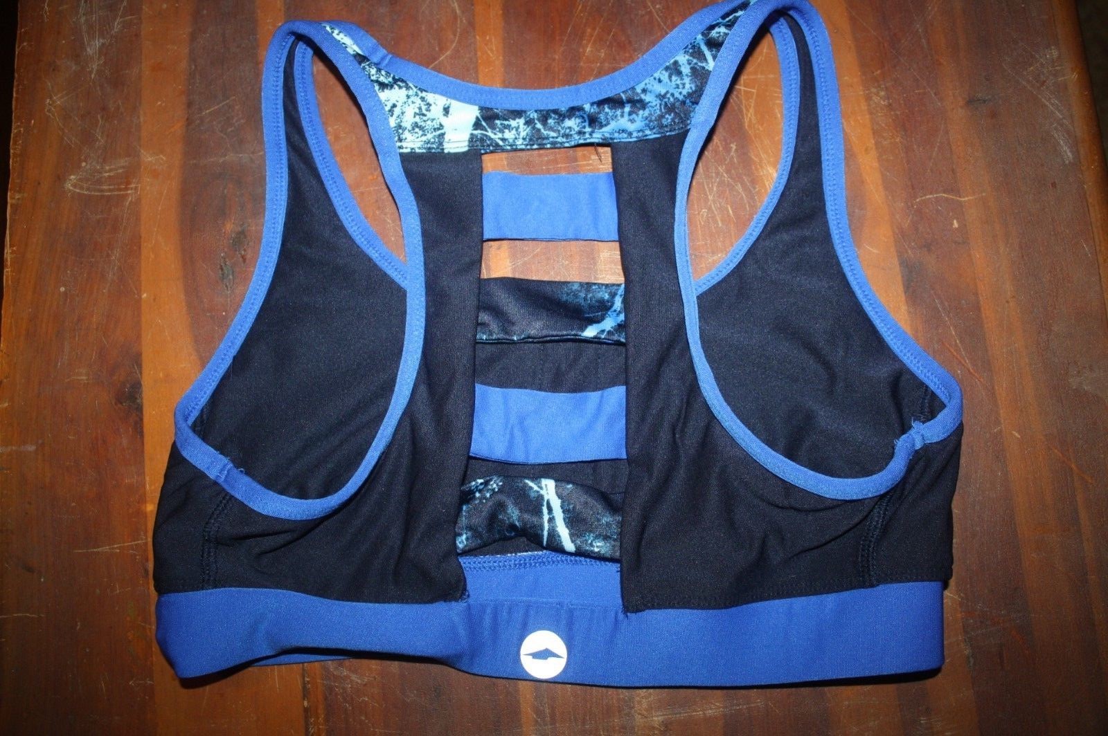AVIA GIRLS SPORTS BRA BLUE SIZE M