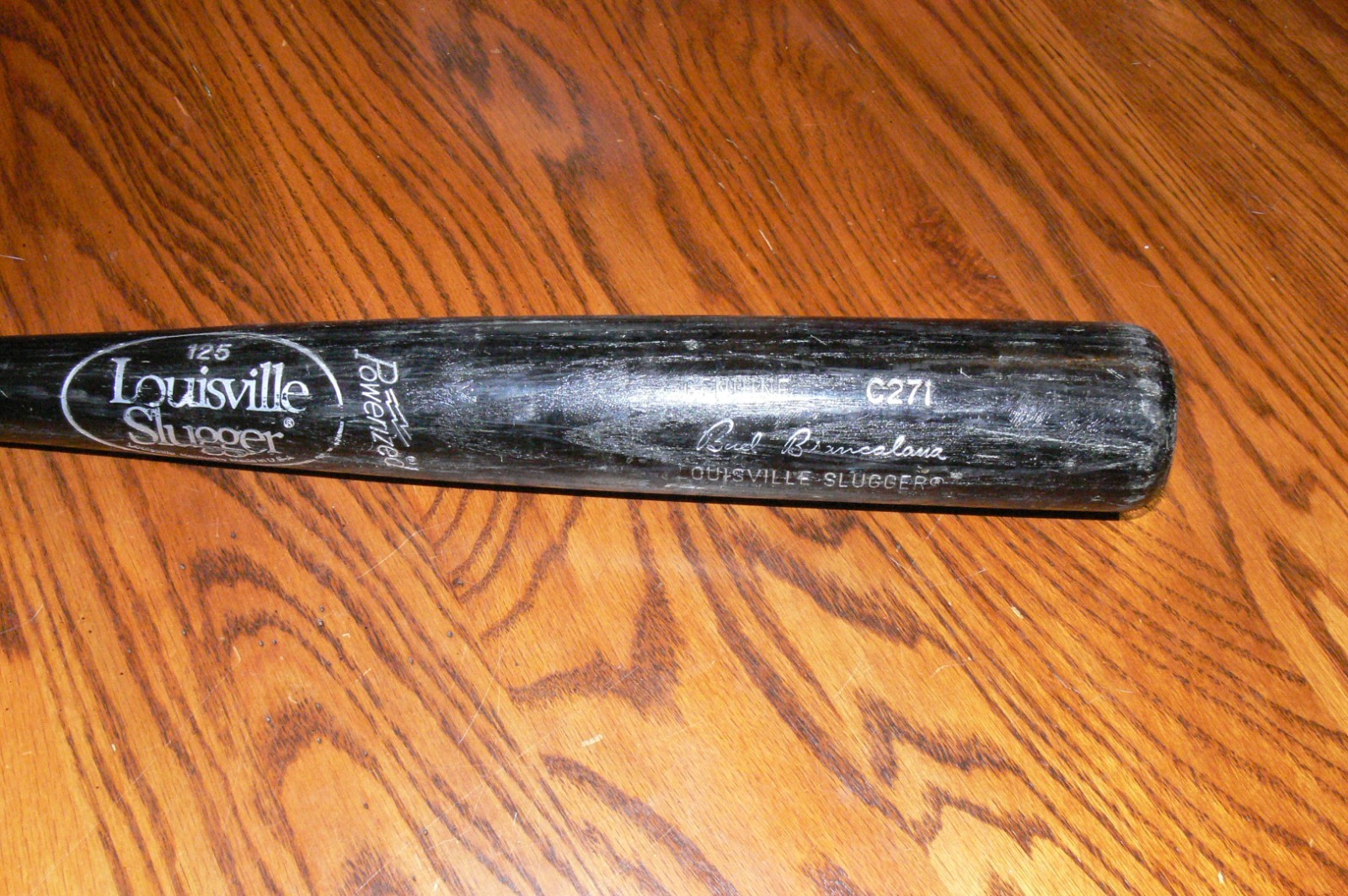 BUDDY BIANCALANA GAME USED  BAT KANSAS CITY ROYALS 1985 WORLD SERIES WINNER