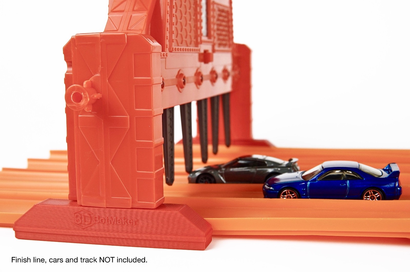 hot wheels 6 lane finish line