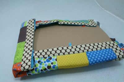 Infantino Twist and Fold Activity Gym 4 Linkable Toys Mirror Plush Vintage Boy