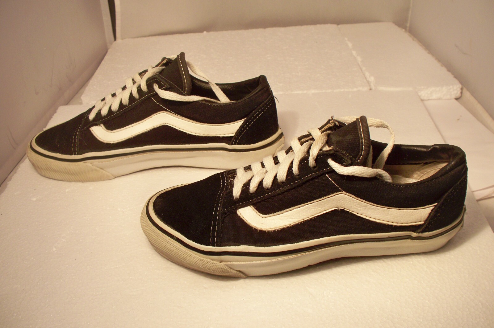 Vintage Vans Old Skool Made In USA Skate Shoes Men Size 5 Black/White Vintage Vans Old Skool Made In USA Skate Shoes Men Size 5 Black/White
