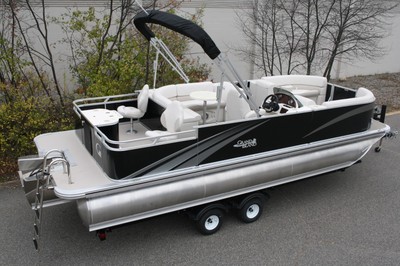 New triple tube 24 ft Rearfish Tahoe/Grand Island pontoon boat Hpp tubes