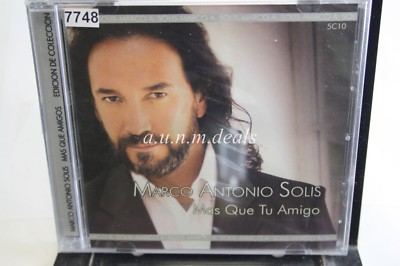 Marco Antonio Solis Mas Que Amigos , Music CD (NEW)