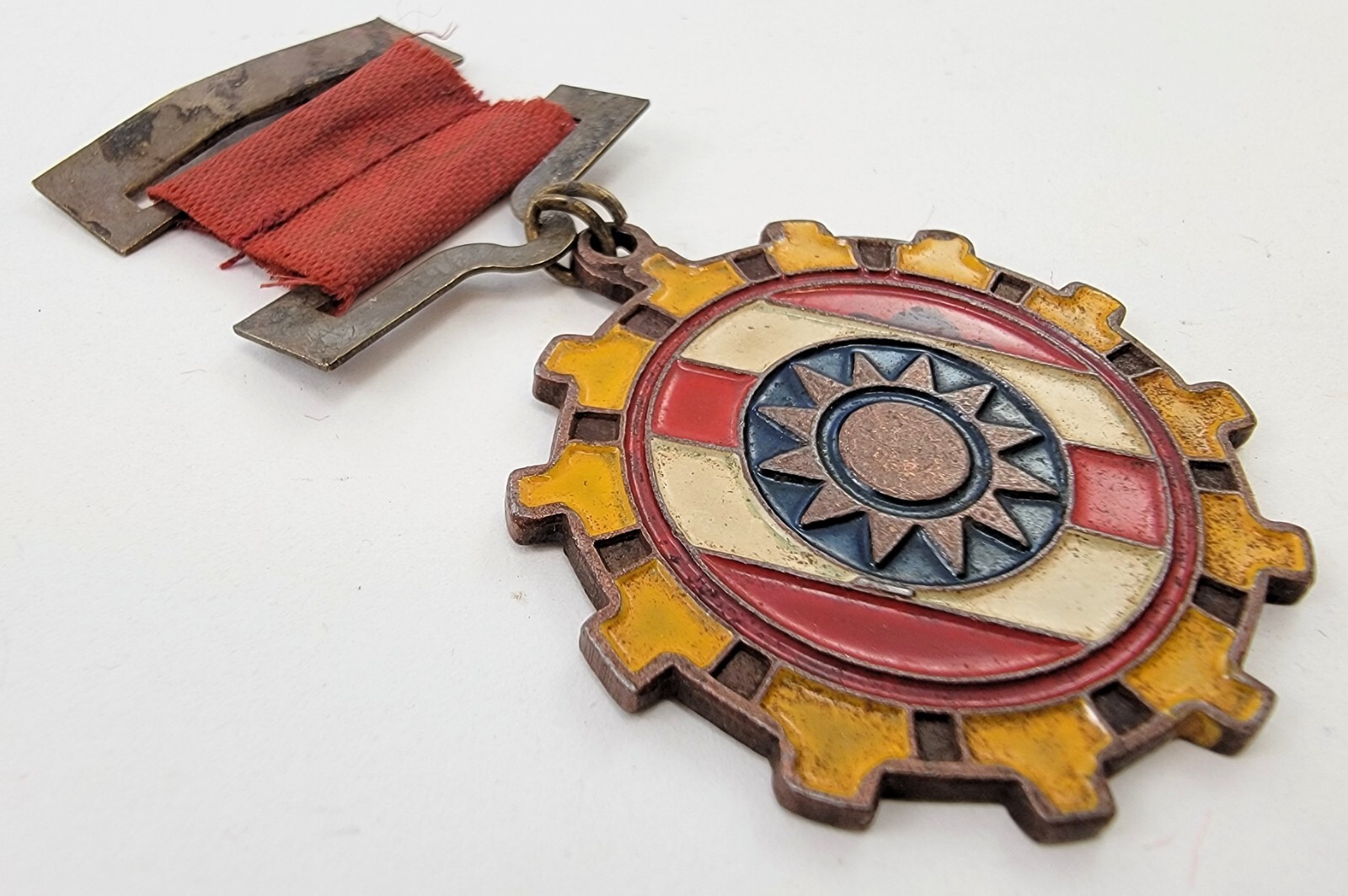 China Liang Huasheng Education Dir Kuomintang KMT Zhongnan Cadre Training Medal