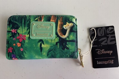 Loungefly Disney Jungle Book Bare Necessities Wallet Zip Around Mowgli Baloo NEW