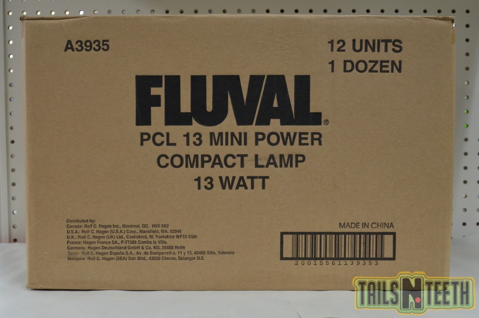 !CASE LOT! of 12 Units - Fluval Mini Power Compact Fluorescent Lamp PCL13 6400K