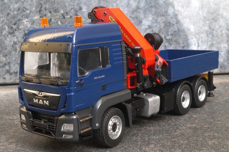 Conrad - Palfinger Pk53002 Sh Auf Man Tgs M Euro 6 Mit WechselbrÃ¼Cke Blau