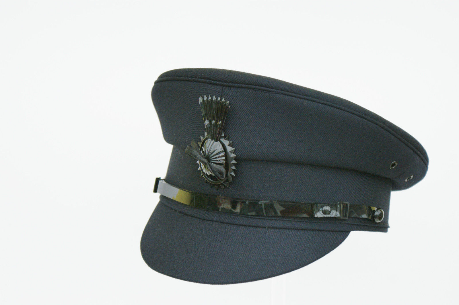 Chauffeurs Driver Cap With Cockade,Men's Formal Traditional Satin Lined ...
