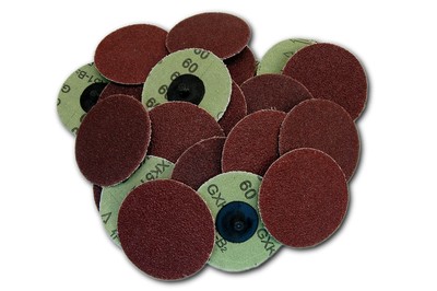 (25pc) Rogue River Tools 3" Quick-Change Sanding Discs (Type - R) (180 Grit)