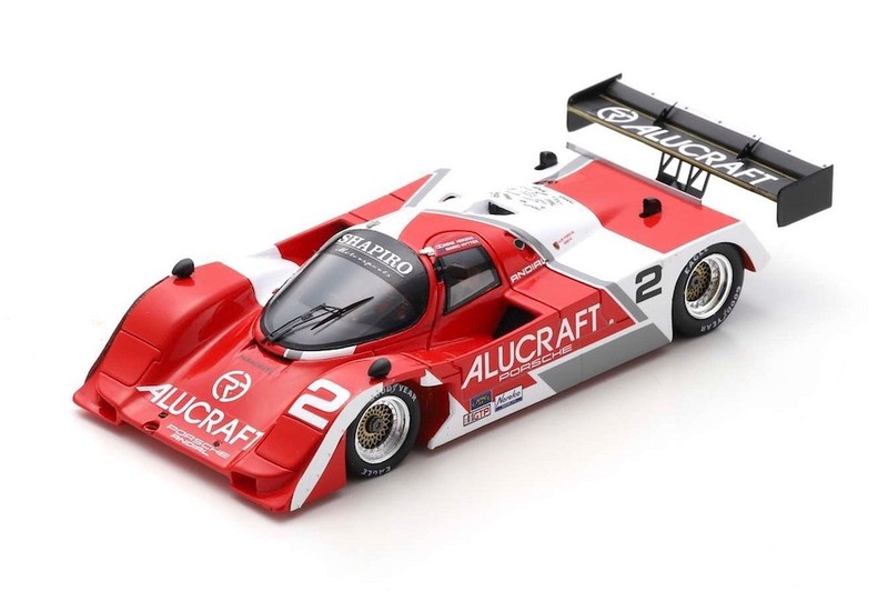 Spark Model US172 Porsche 962C #2 'Herzog-Hytten' Sears Point 1989