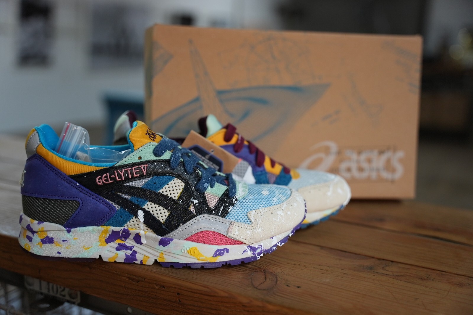 靴 asics GEL-LYTE V GORETEX US8.5 アシックスは、ゴアテックスをアッパーに採用した asics GEL