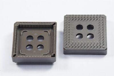 Lot of 2 940-44-084-24-000000 Mill-Max PLCC Socket 84 Pos 21x21 Square 1.27mm