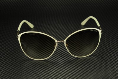 Pre-owned Tom Ford Penelope Ft0320 32f Gold Gradient Brown 59 Mm Women's Sunglasses