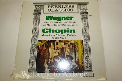 Peerless Classics- Wagner Chopin No2  LP (New/Sealed) 12''