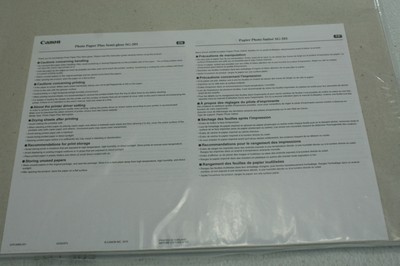 Canon Semi-Gloss Photography Paper Portrait Package 17'x22' 25 Sheets Sealed