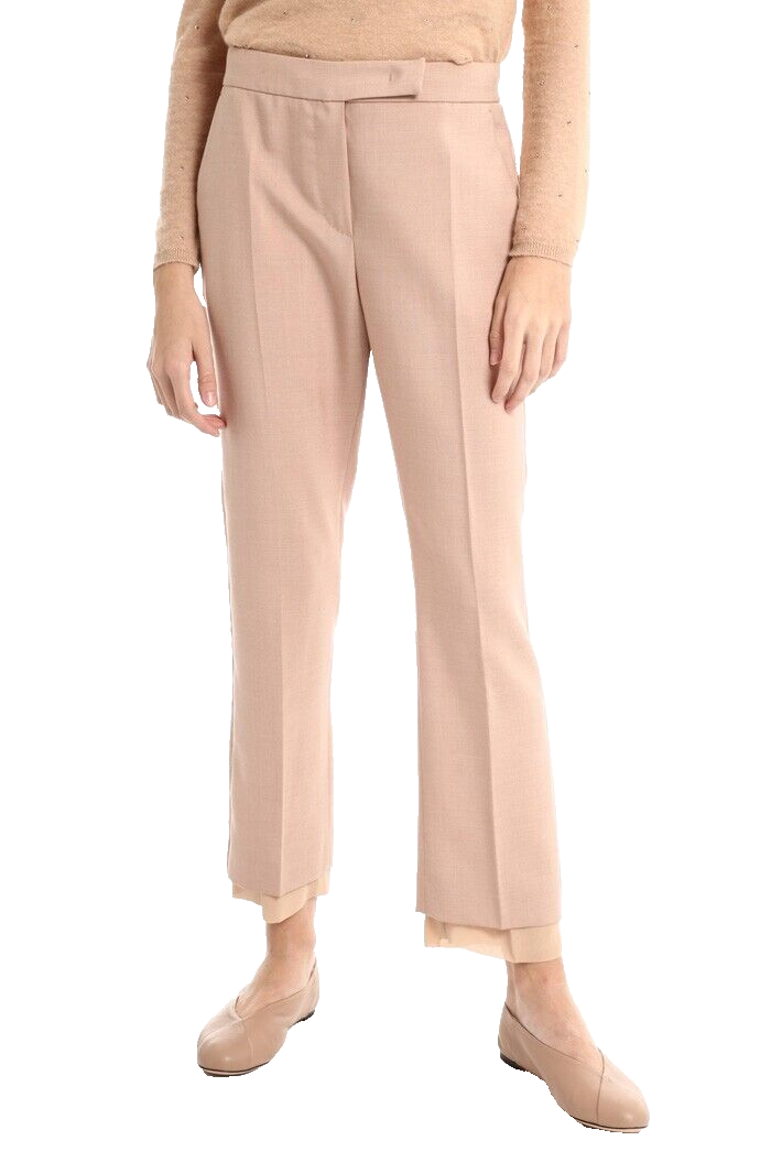 RRP €565✨ MAX MARA Trousers MOHAIR-SILK Usa2_ It36_ De32_