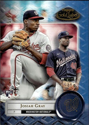2022 Topps Gold Label - Josiah Gray #80