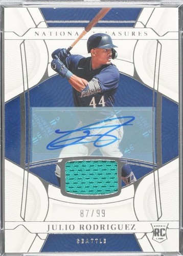 topps JULIO RODRIGUEZ RC AUTO 25シリ PSA8 Julio RODRIGUEZ RC AUTO #8/25 2022 Panini NAT'L Treasures