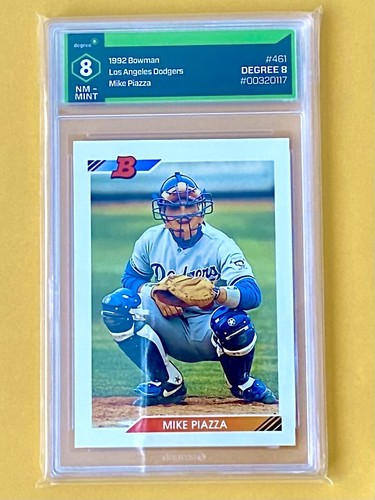 その他 92 bowman mike piazza rc GM!! 1992 Bowman #461 Mike Piazza RC Graded 8 NR MINT Condition