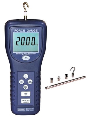 REED Instruments SD-6020 Data Logging Force Gauge, 44lbs (20kg)