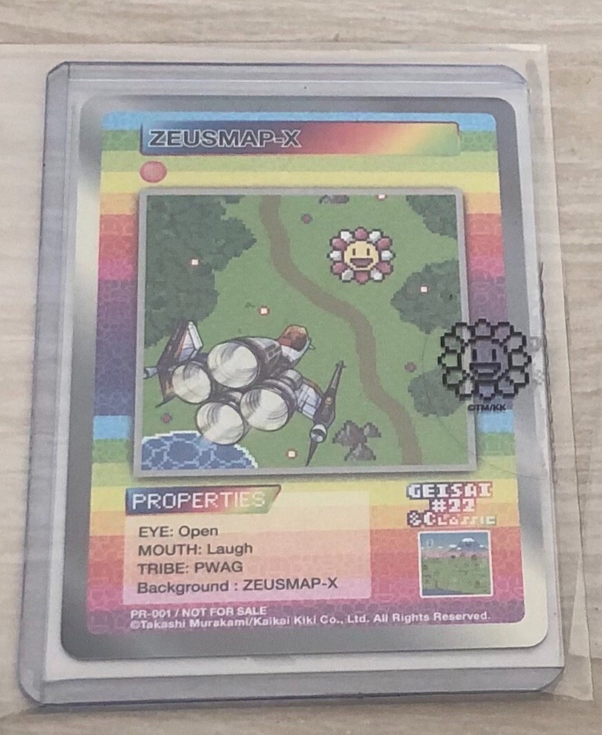 ZEUSMAP-X [PR-001]カイカイキキGEISAI22 2023 GEISAI#22 & CLASSIC RTFKT X TAKASHI MURAKAMI #PR-001