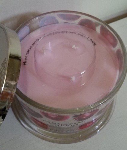 New Harry Slatkin Homeworx FARMSTAND CHERRY 3 Wick Candle 18 Oz