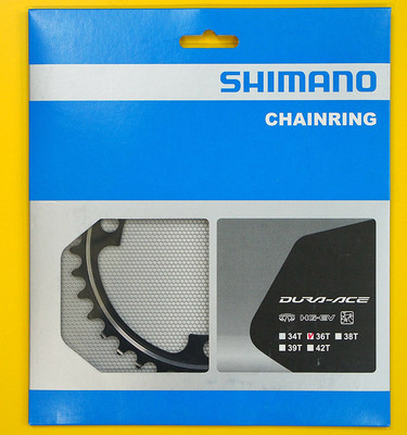 パーツ SHIMANO - DURA-ACE FC-9000 11S 52-36t 180mm Amazon.com : SHIMANO 52D 9000 D.Ace (52/36) Plate, Black