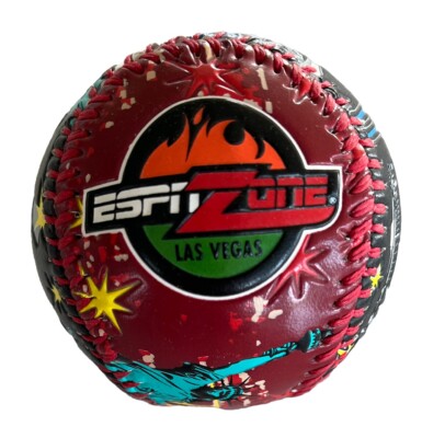 ESPN Zone Las Vegas Embossed Souvenir Collectible Baseball,Disney,New!  (B118)