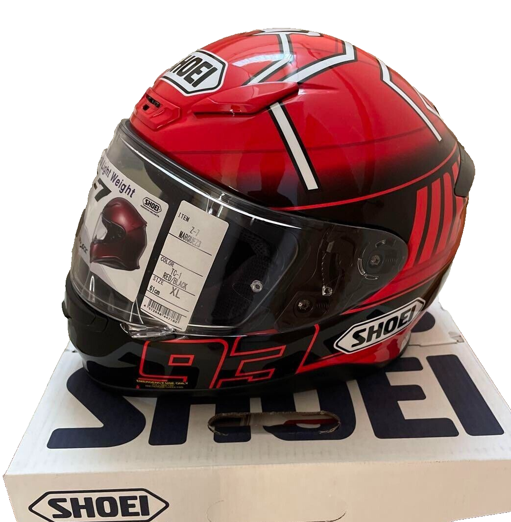 Shoei Z-7 Marquez 3 Red Black Full Face Helmet 2015 Model