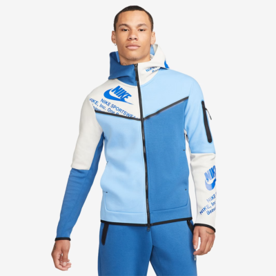 Blue shop nike tech
