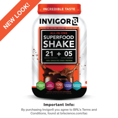INVIGOR8 Meal Replacement Chocolate Brownie Grass-Fed Whey - OFFICIAL LISTING
