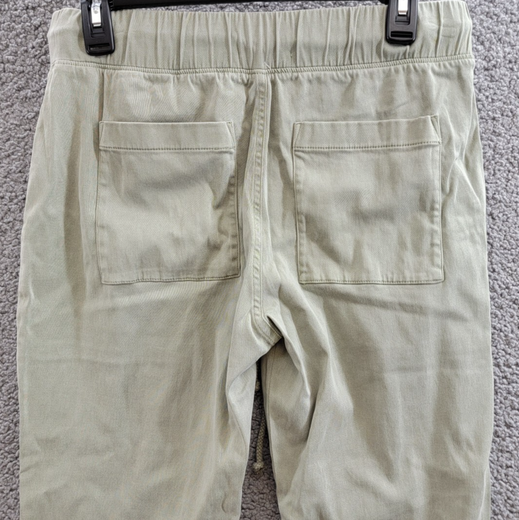 Bella Dahl Patch Pocket Jogger Pants Womens S Soft Army Elastic Waist Drawstring - Picture 12 of 17