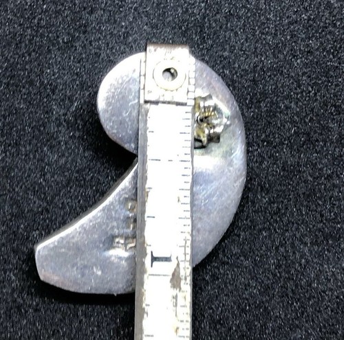 Vtg 1970s 80s TAXCO Mexico STERLING Silver 925 ONYX Pierces EARRINGS Two Trees