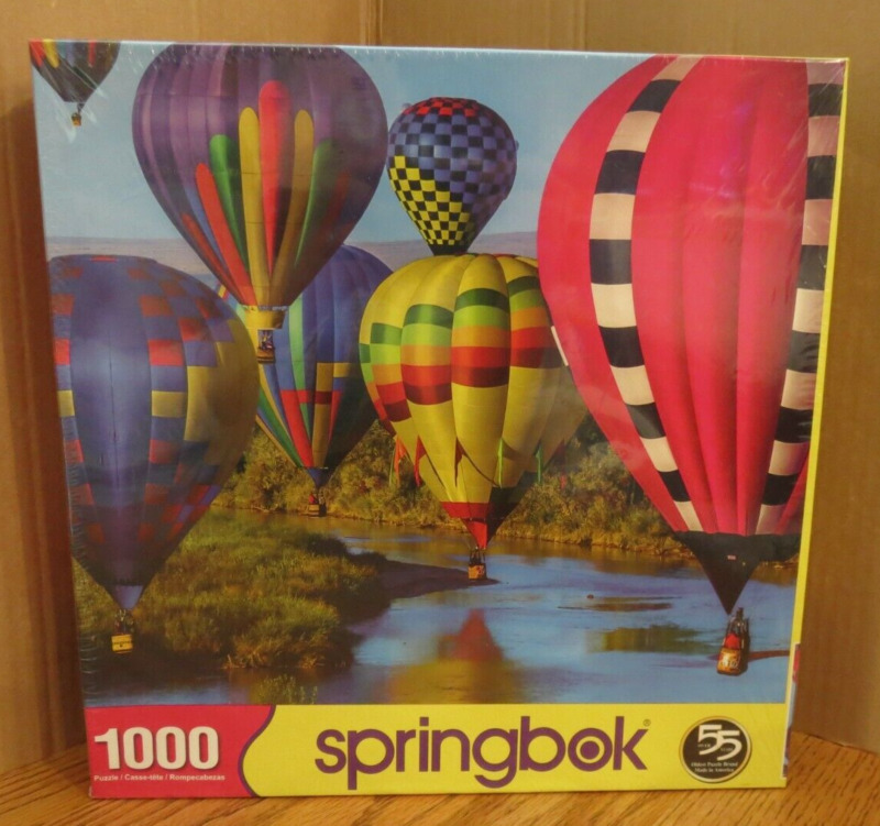 Hot Air Balloons 1000 Piece Puzzle Take Flight Air NEW Springbok
