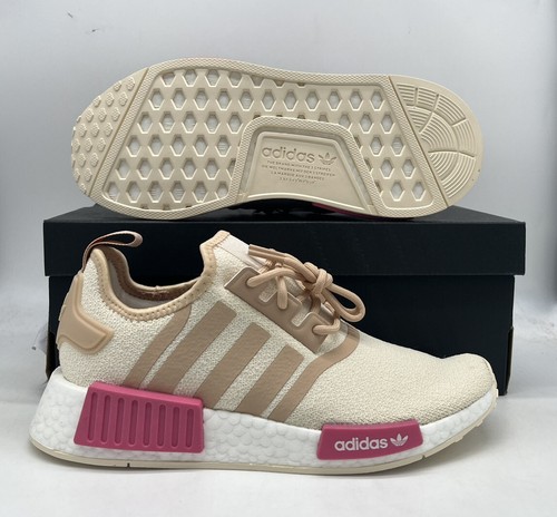 

Adidas Originals NMD R1 Кроссовки Blush Cloud White GZ7998 Женский размер, Белый, adidas NMD R1