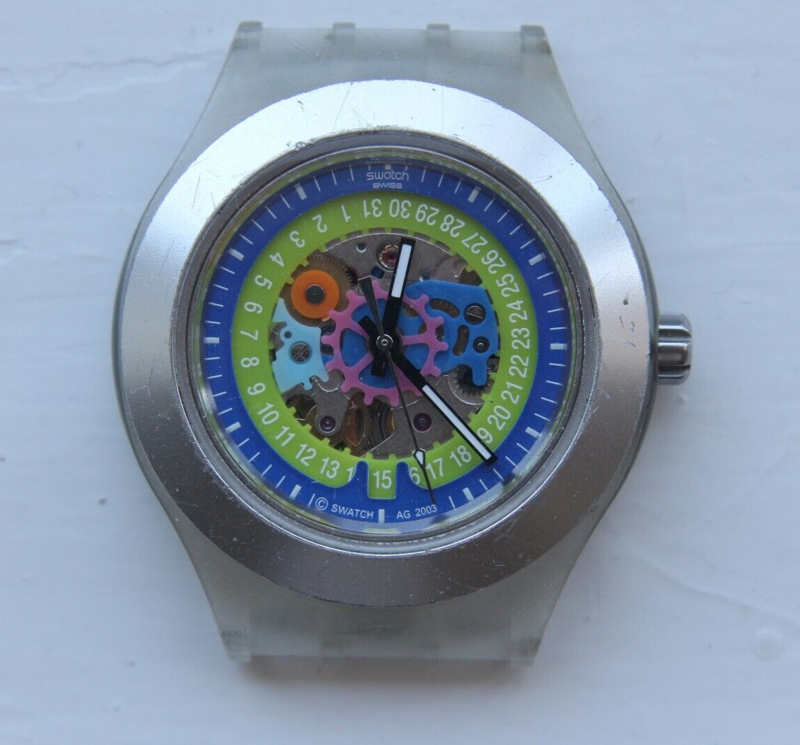 SWATCH IRONY DIAPHANE AUTOMATIC SDVK4000AG - SPRING MOTION SWATCH IRONY DIAPHANE AUTOMATIC SDVK4000AG - SPRING MOTION