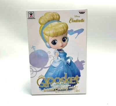 Disney Banpresto Q posket Special Coloring Princess Cinderella Figure Model Toy