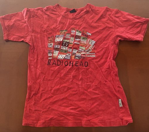 Radiohead Hail to the Thief Tshirt　ベージュ Radiohead Hail To The Thief Shirt