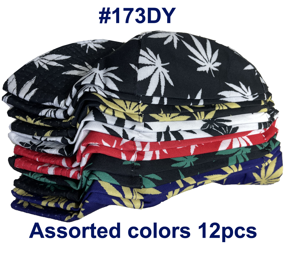MARIJUANA POT WEED LEAF Bucket Hat Boonie Cap Fishing Brim Visor Sun Camping Lot