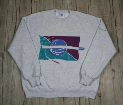 Vintage 90s Procomm Plus for Microsoft Windows Gray Crewneck Sweatshirt Size XL