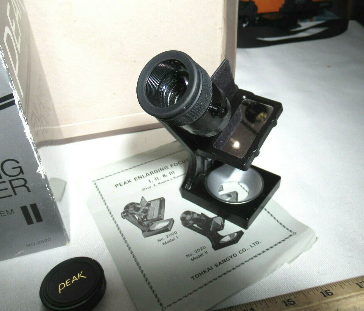 Peak Enlarging Focuser II 2020 w/ Manual and Box Sharp! Z. Koana Darkroom