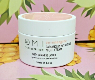 OMI Skin Nutrition RE-ENERGIZE Radiance Reactivating Night Cream 1.7oz New NoBox