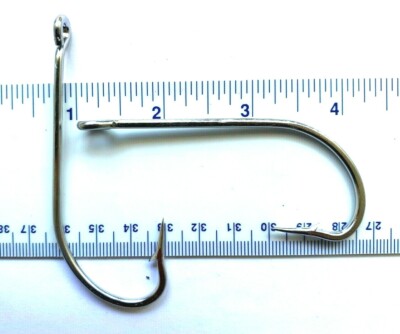 25 GT Stainless Steel O'Shaughnessy Fishing Hooks size 9/0 34007